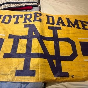 Notre Dame Flag 34x58in college vault